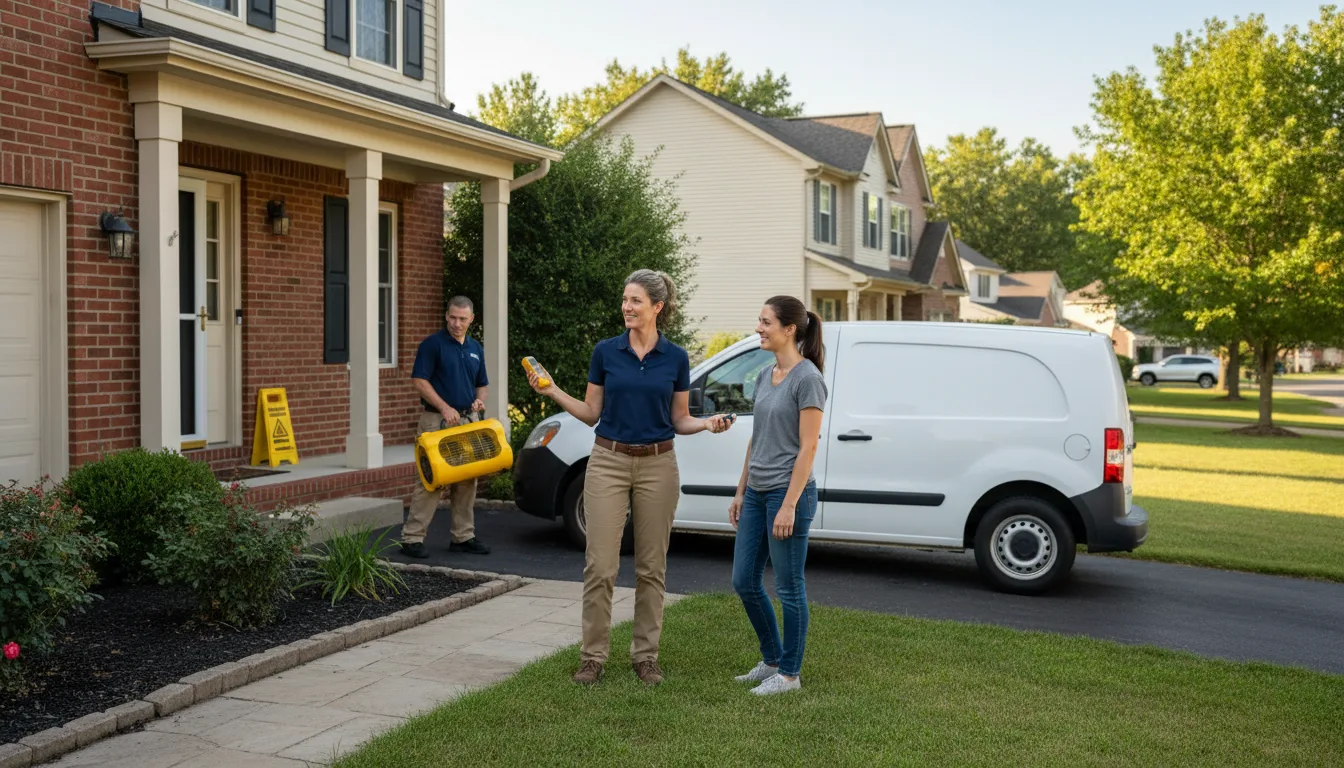 Water restoration image for Water Damage & Restoration Services in Avon, OH